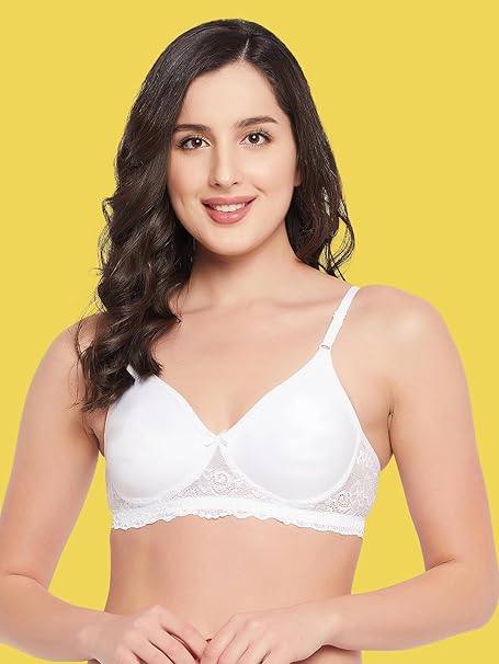 Clovia Women’s Cotton Solid Wire-Free Full-Cup T-Shirt Bra  Non-Padded Everyday Comfort